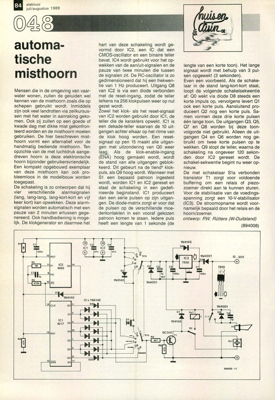 automatische misthoorn